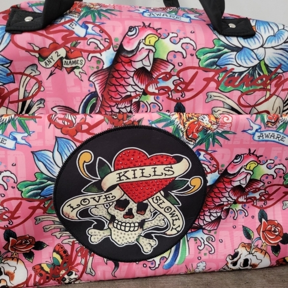 Ed Hardy Weekender Viral TikTok Ed Hardy Travel Bag - Picture 3 of 8